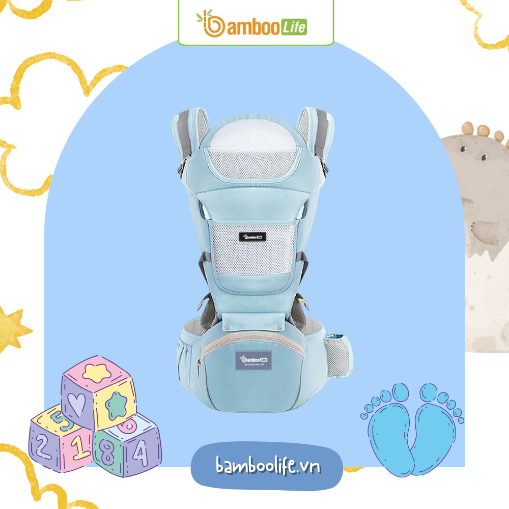 Mẹ nên chọn địu chất liệu vải thoáng khí, an toàn
