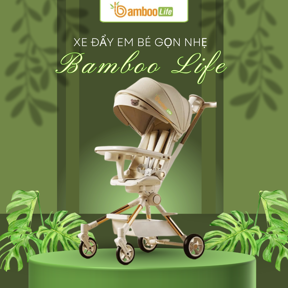 Xe đẩy em bé gọn nhẹ giúp chuyến du lịch thêm nhàn tênh