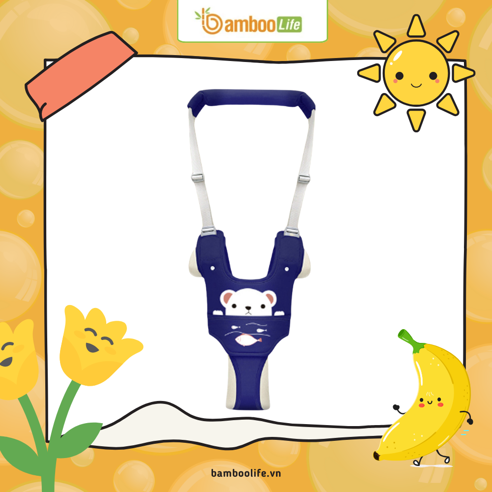 Hệ thống dây đai và khóa chốt chắc chắn bảo vệ bé an toàn
