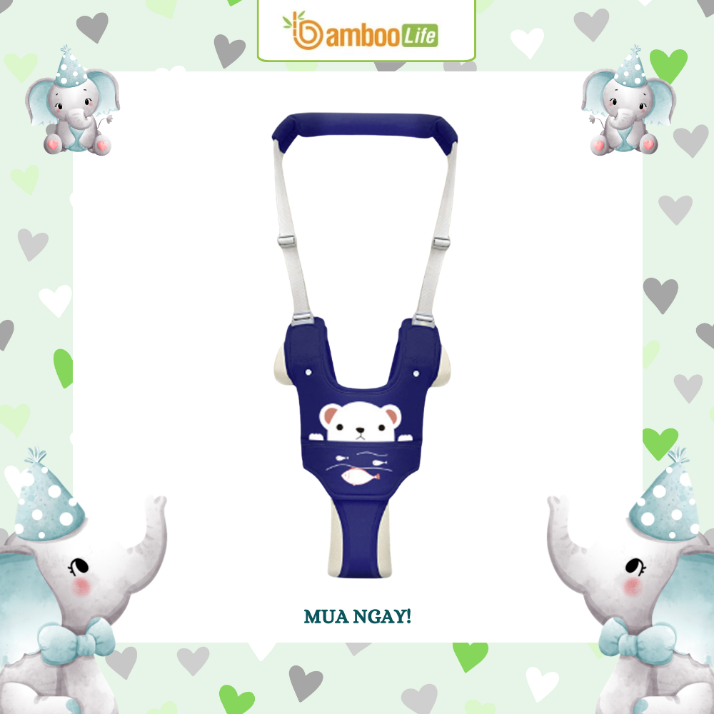 Hệ thống khóa cài an toàn giúp bé tự tin sải bước