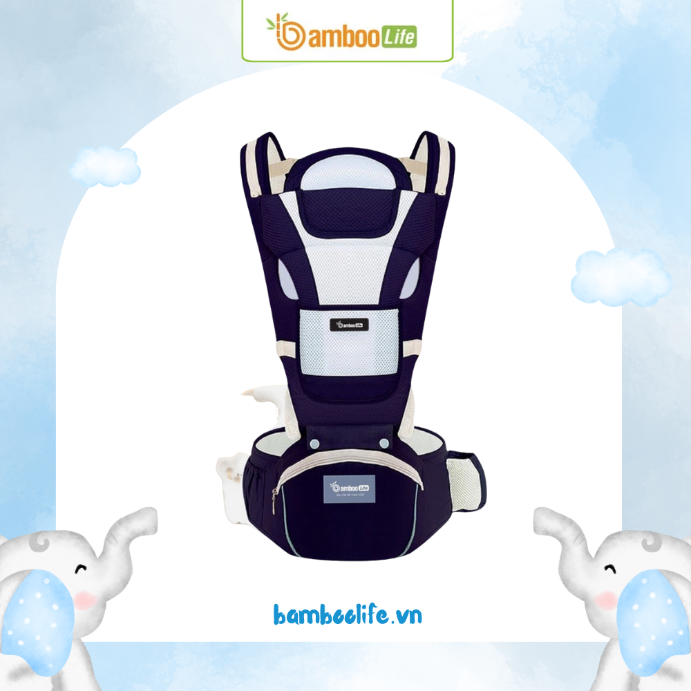 Địu đúng kích cỡ giúp bé thoải mái và phát triển an toàn