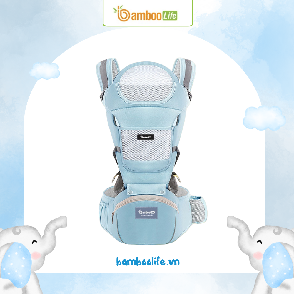 Địu giúp mẹ giải phóng đôi tay, hỗ trợ chăm con nhàn hơn