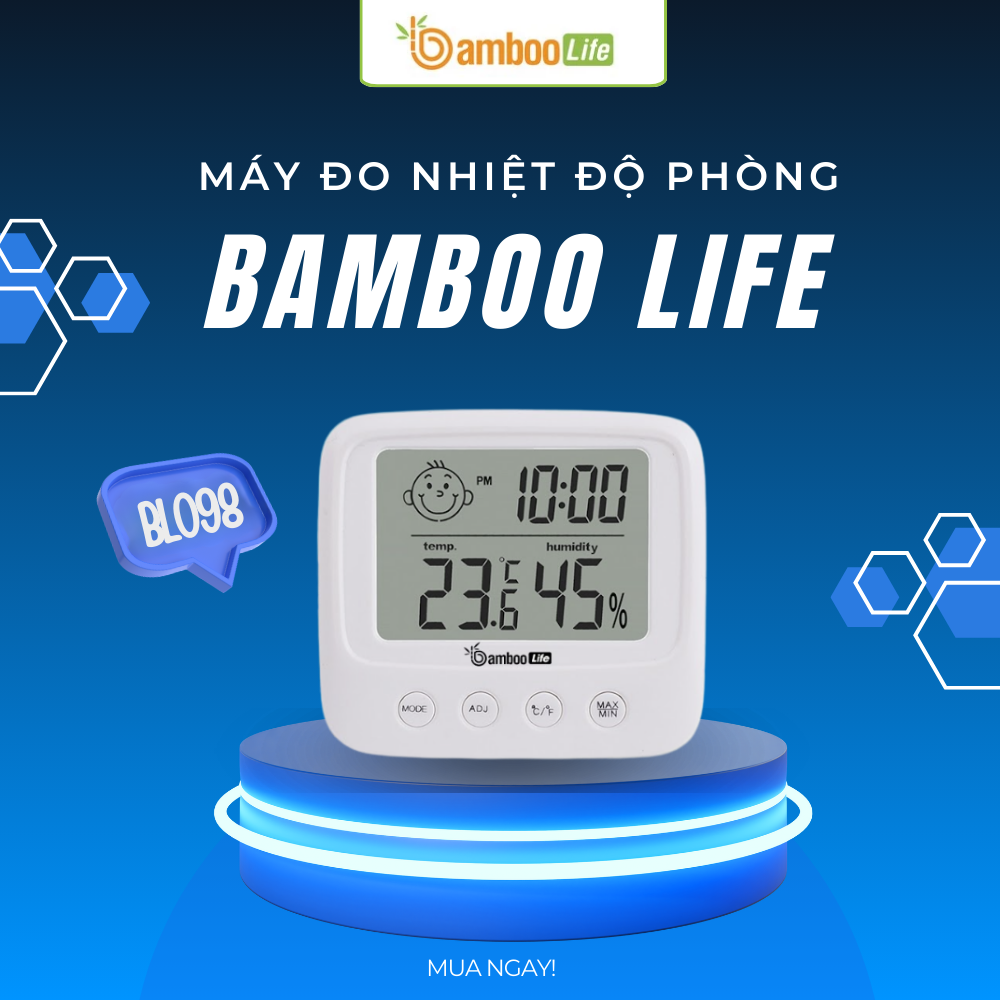 Đặt máy đo nhiệt độ phòng đúng vị trí giúp bảo vệ sức khỏe bé