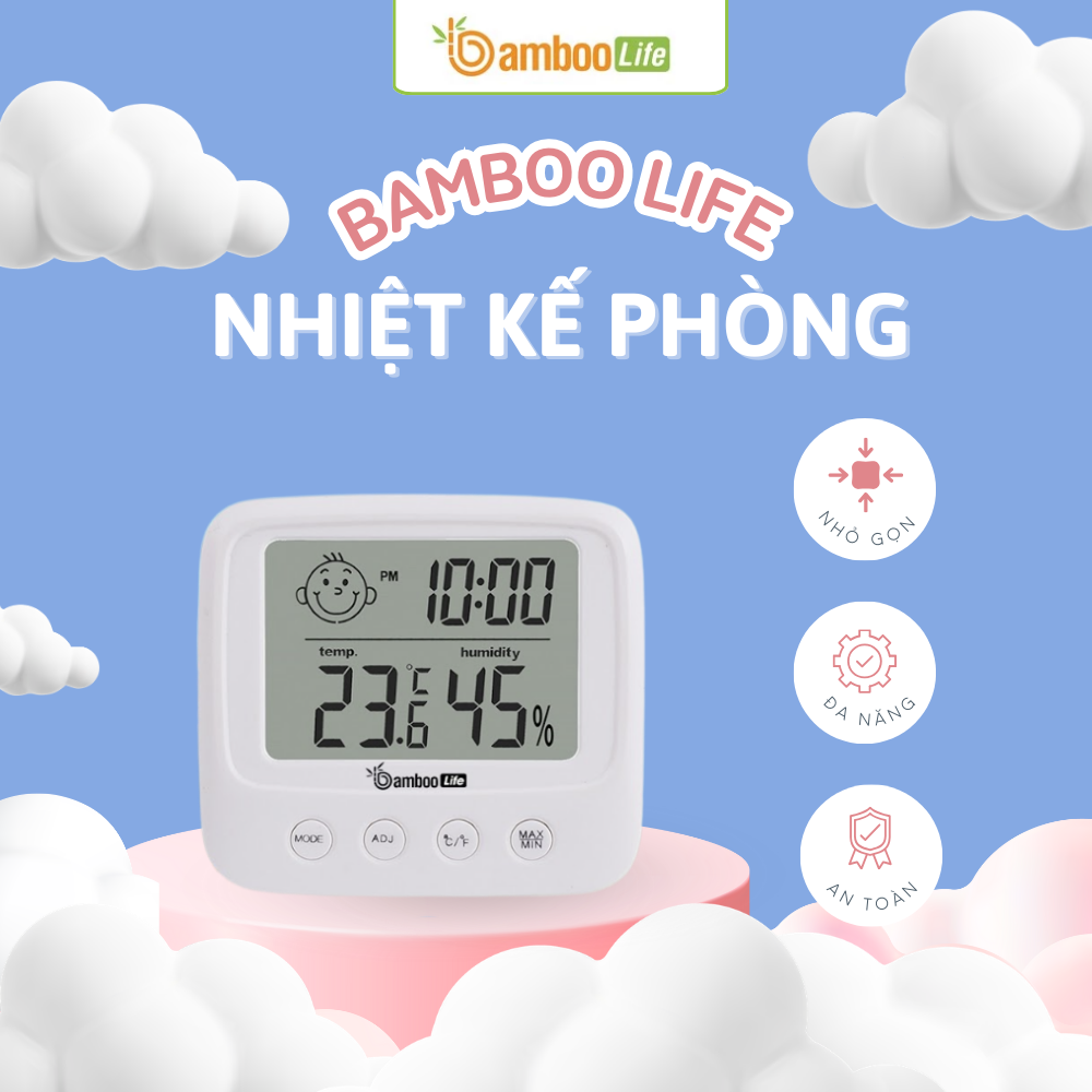 Nhiệt kế đo phòng giúp kiểm soát môi trường, bảo vệ sức khỏe con yêu