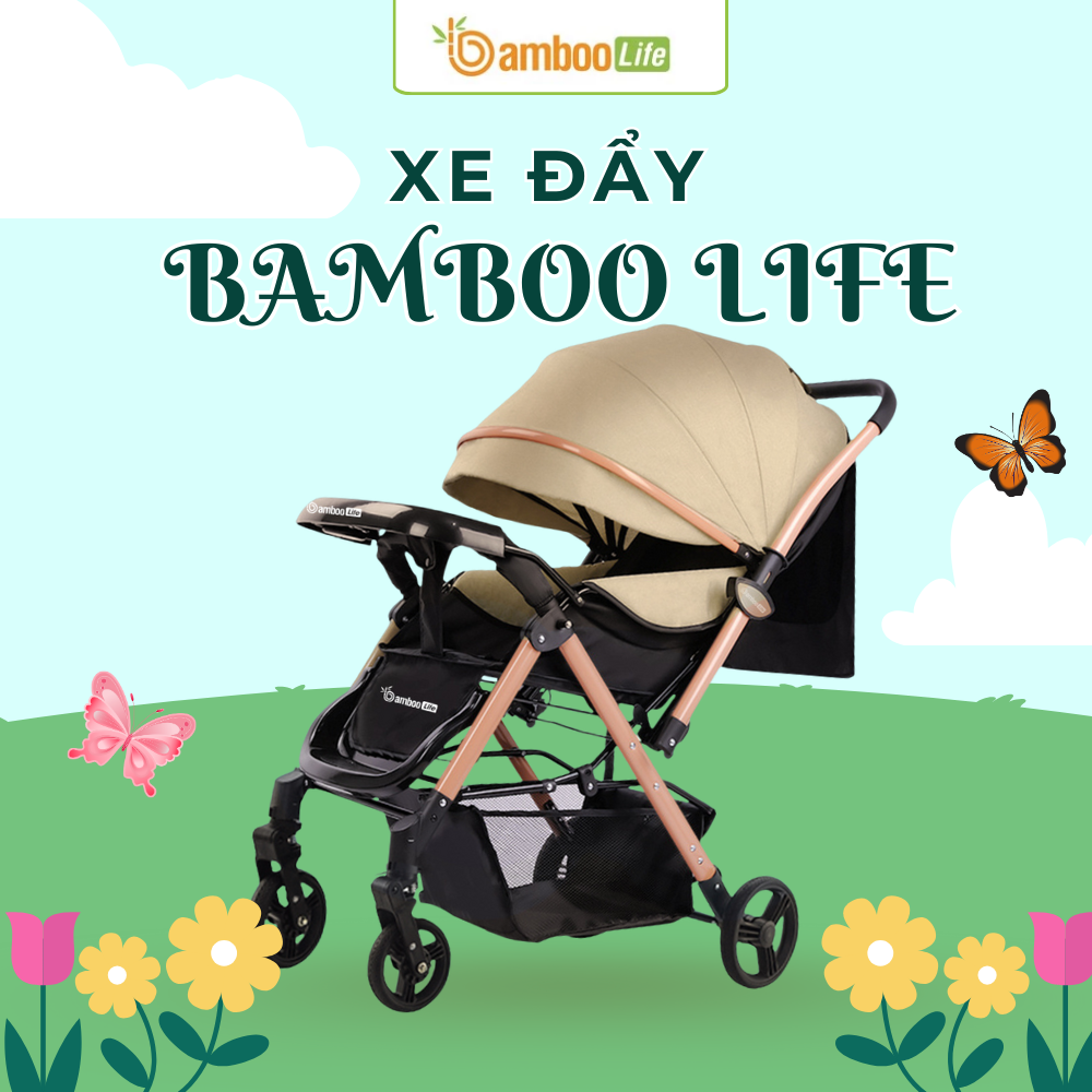 Xe đẩy gấp gọn cho bé giúp tiết kiệm diện tích tối đa
