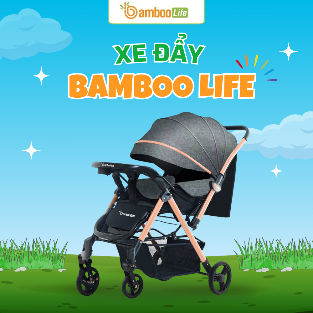 Hệ thống giảm xóc và bánh xe chắc chắn giúp bé luôn êm ái