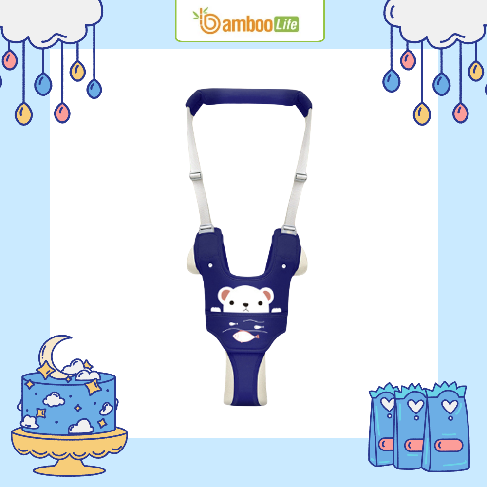 Kiểm tra và điều chỉnh đai tập đi vừa vặn cơ thể bé