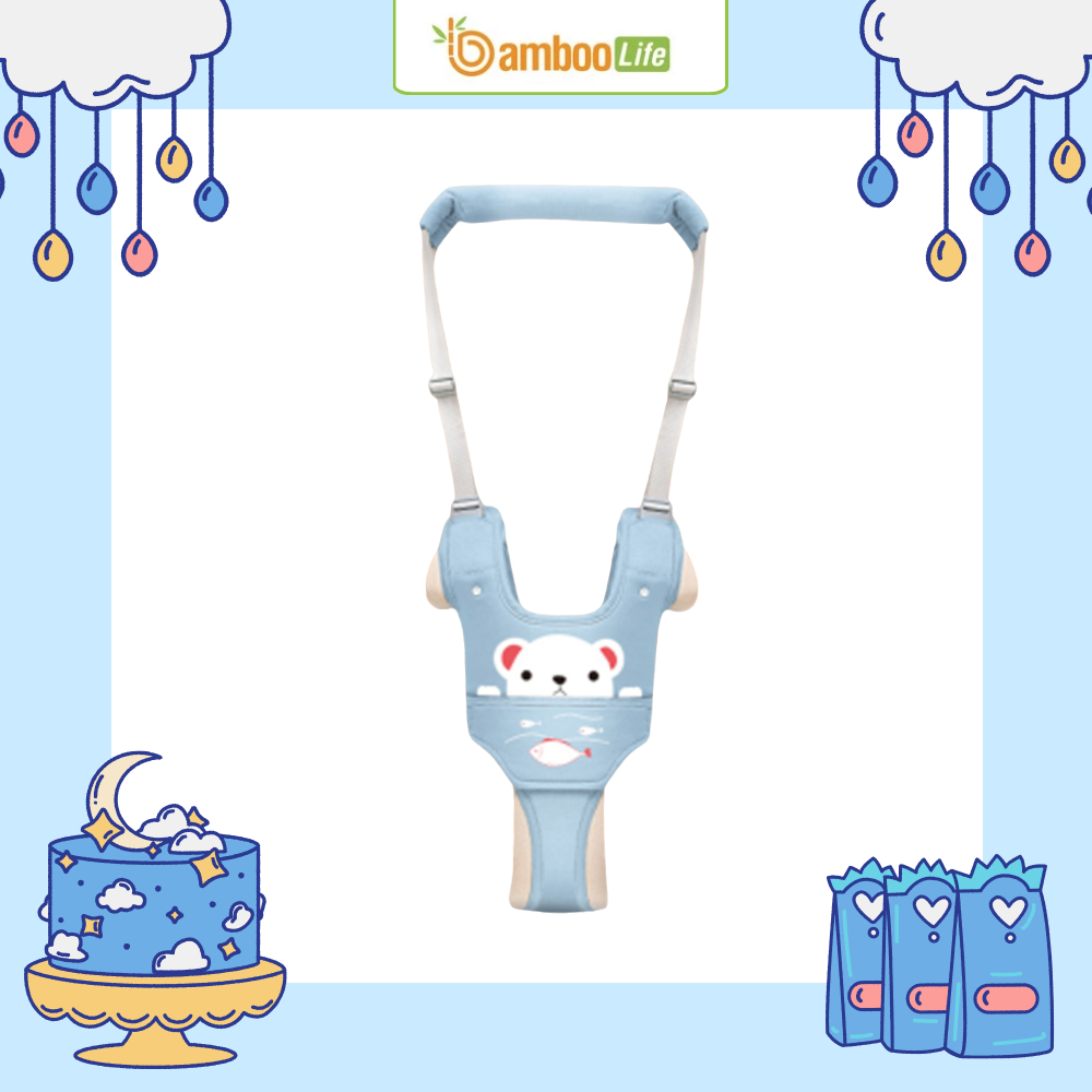 Đai hỗ trợ bé tập đi an toàn tại nhà và ngoài trời