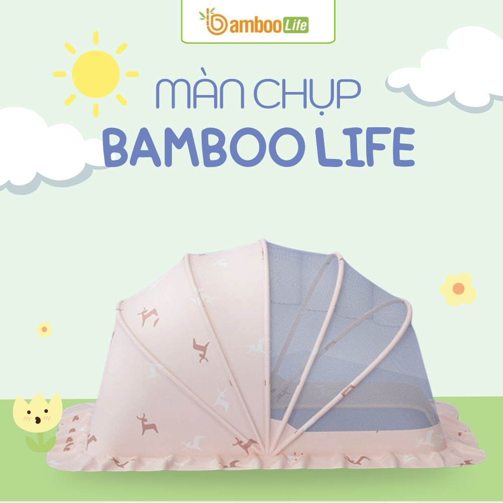 Vải lưới mềm mại và thoáng khí giúp bảo vệ bé khỏi côn trùng.