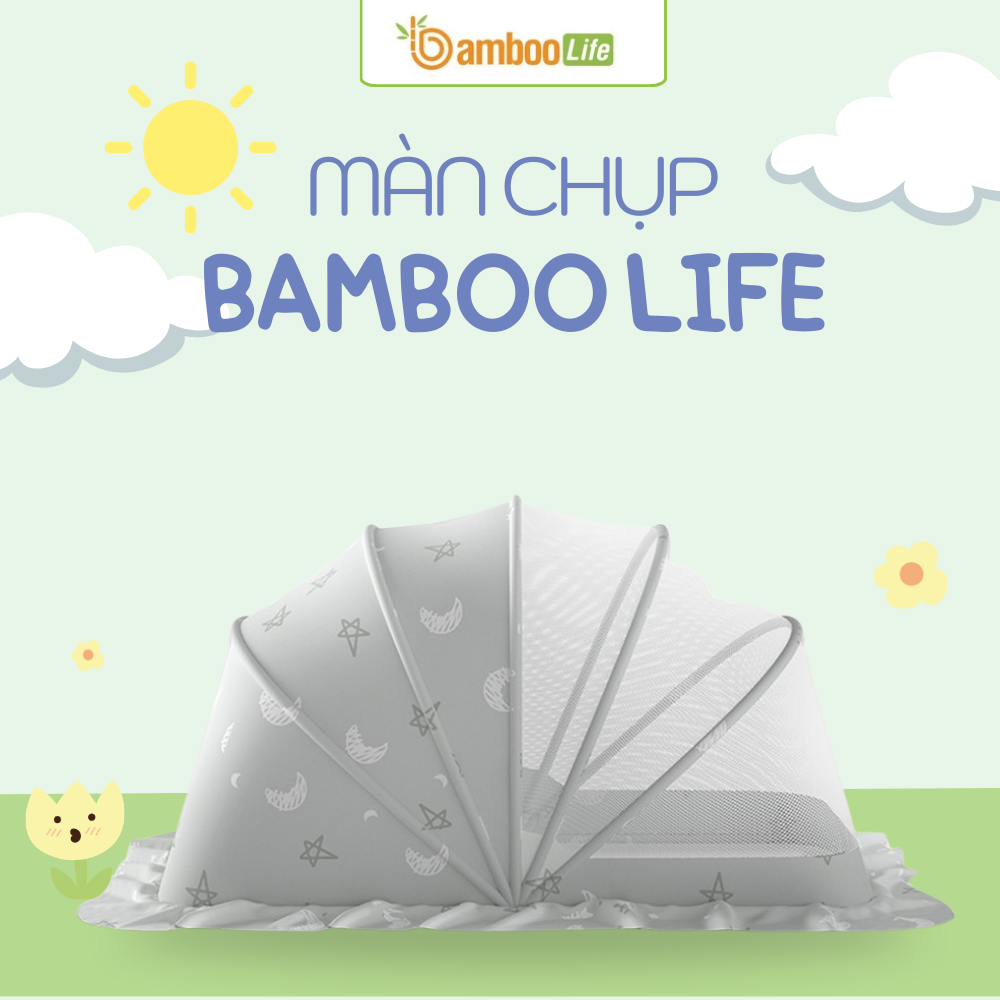 Màn chụp tự bung giúp bé ngủ ngon, tránh muỗi an toàn
