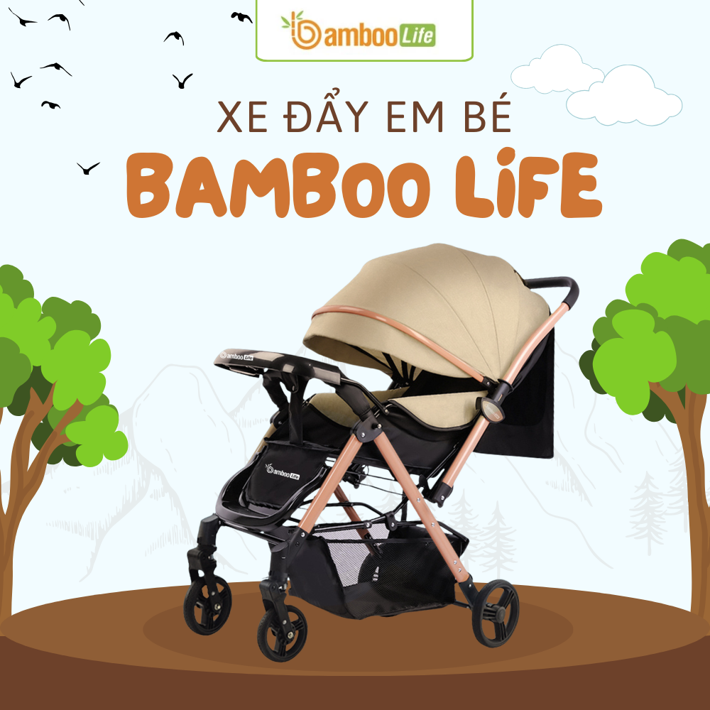 Xe đẩy đảo chiều giúp mẹ và bé tương tác dễ dàng