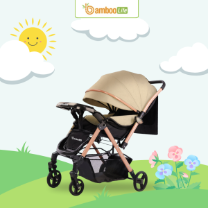 Mẹ nên dùng xe đẩy nôi Bamboo Life từ lúc sơ sinh