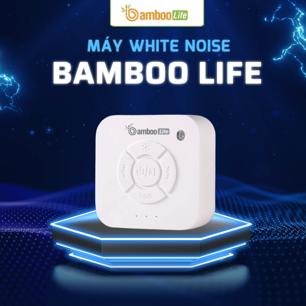 Bé êm dịu từng giấc ngủ cùng máy tiếng ồn trắng