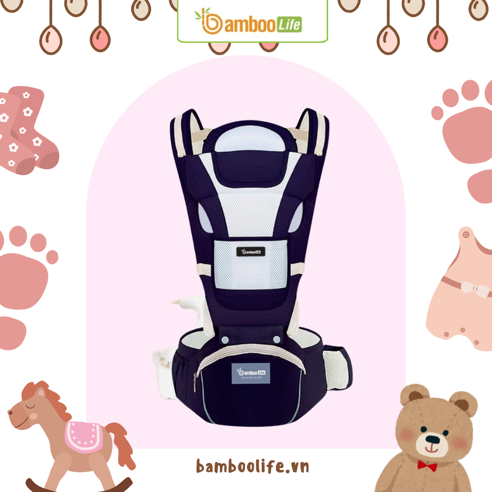 Sử dụng địu em bé nhiều tư thế giúp mẹ rảnh tay hơn