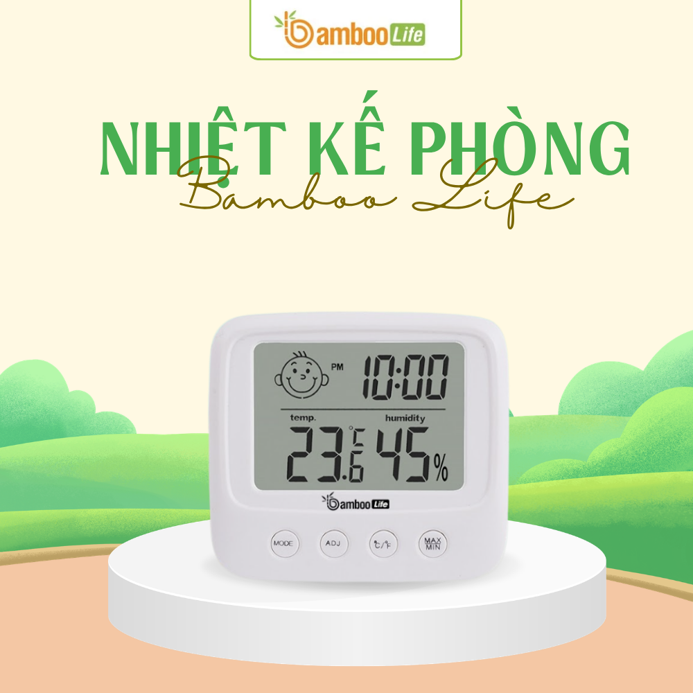 Nhiệt kế phòng giúp kiểm soát môi trường, bảo vệ sức khỏe bé