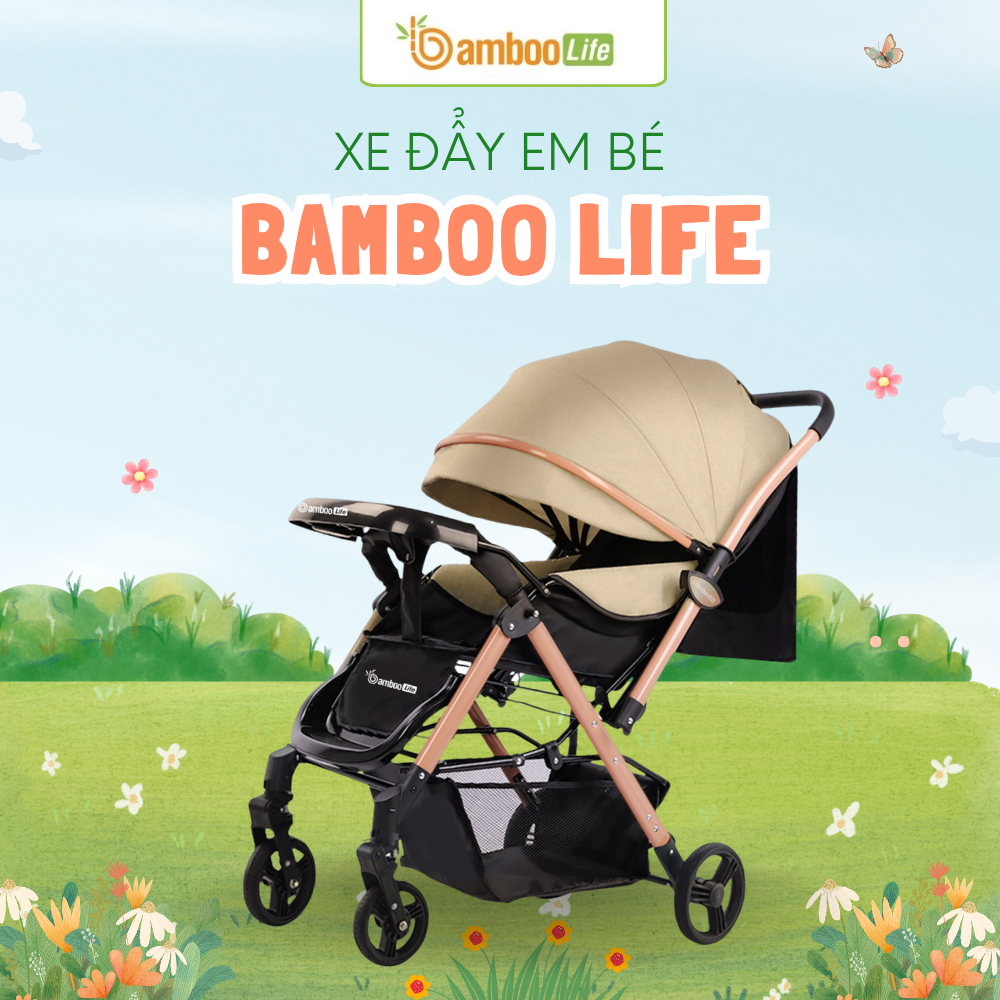 Xe đẩy đổi chiều giúp bé an tâm và mẹ dễ quan sát hơn