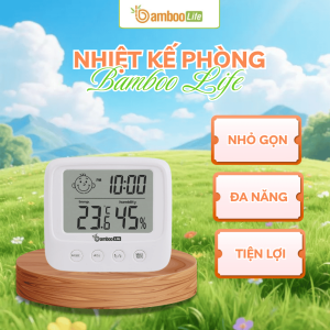 Màn hình rõ ràng giúp mẹ dễ dàng nắm bắt nhiệt độ phòng
