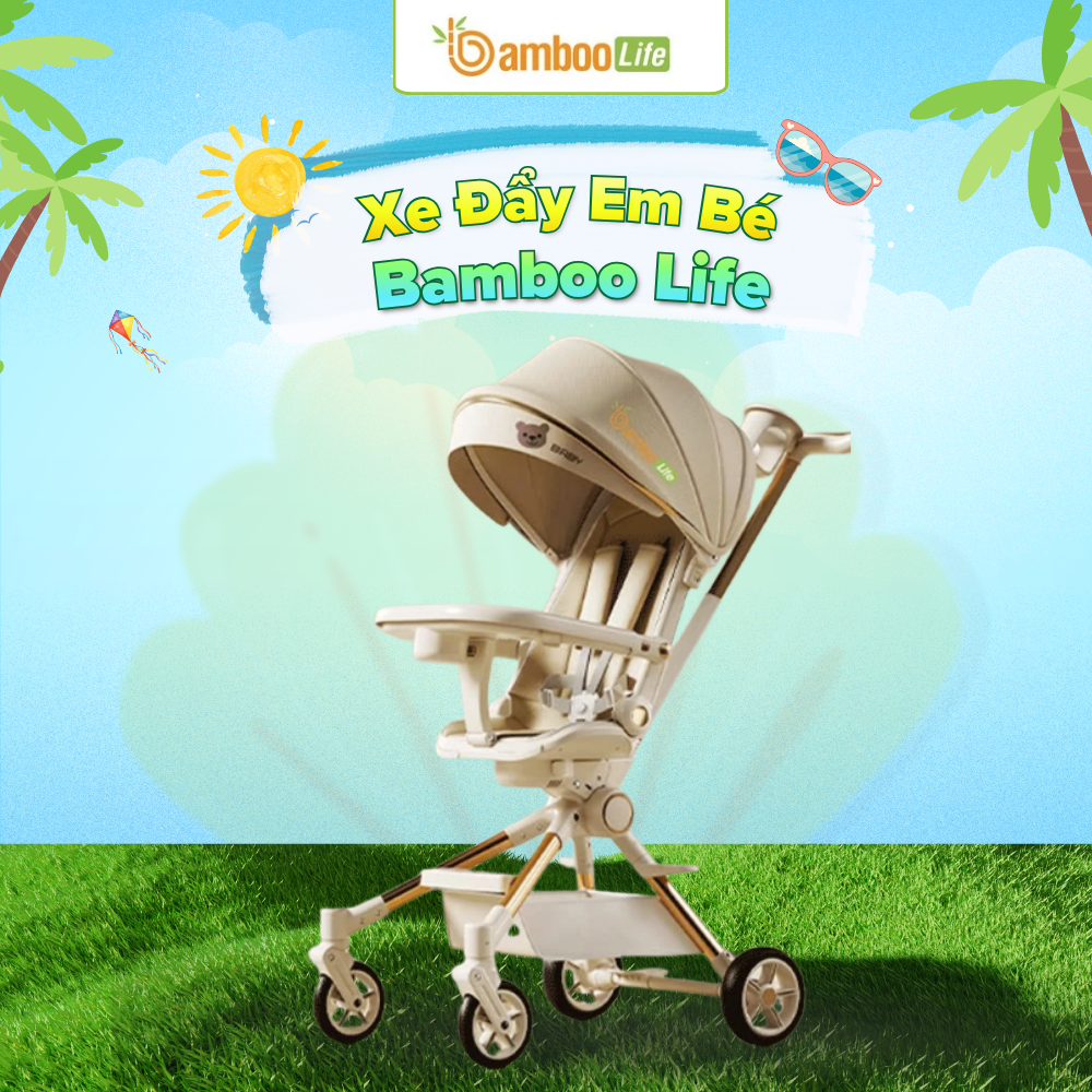 Bamboo Life BL89 xoay hai chiều, quan sát bé thuận tiện