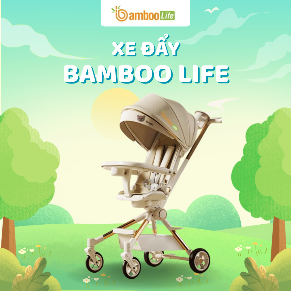 Bamboo Life BL26 giúp bố mẹ đưa bé đi chơi thuận tiện