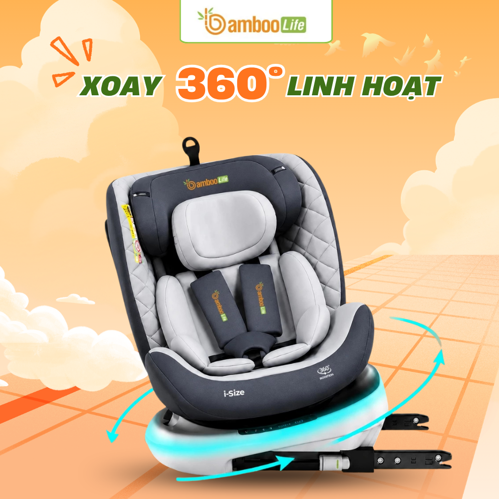 Ghế ngồi ô tô em bé giúp bé ngồi đúng tư thế