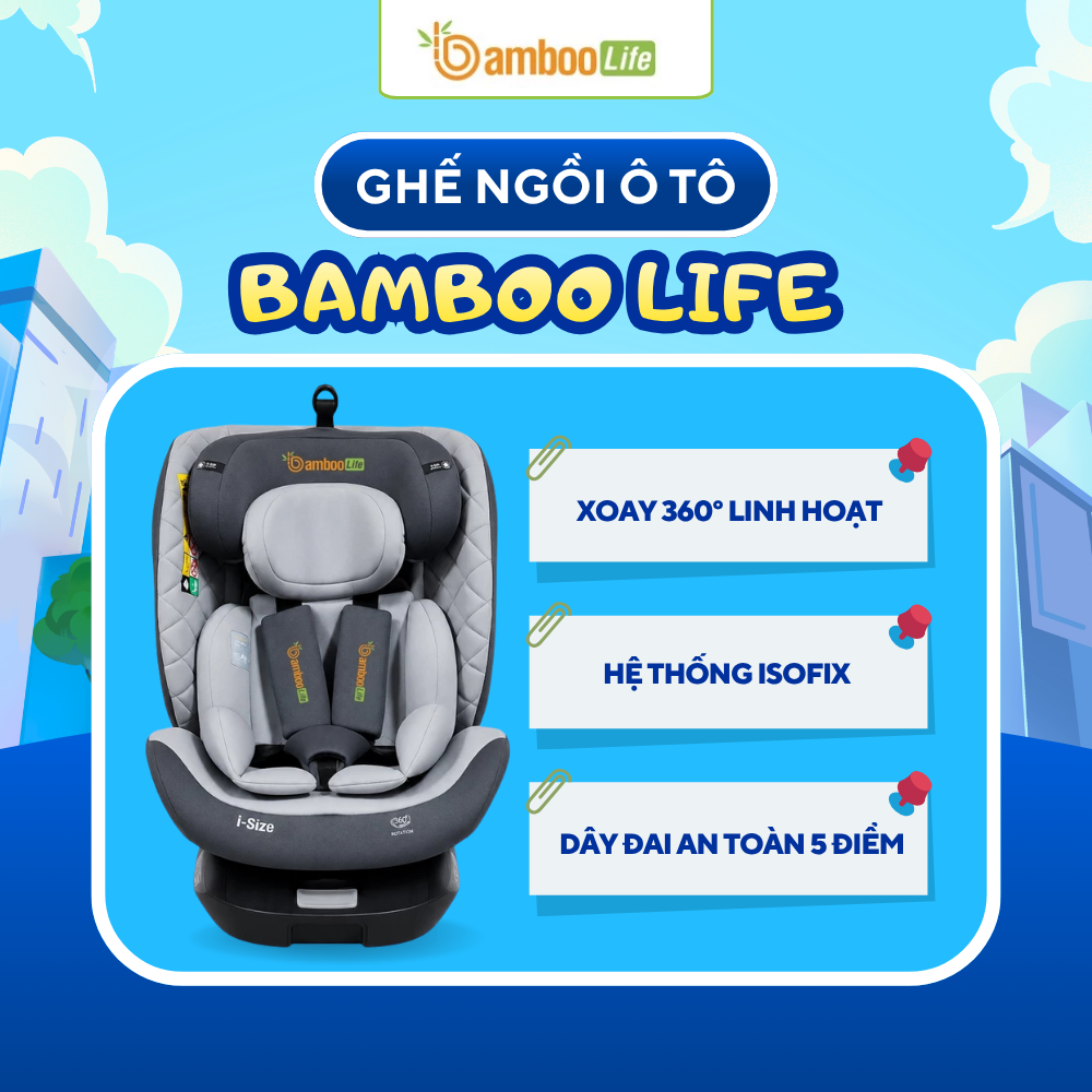 Ghế ngồi ô tô giúp bé an toàn và thoải mái khi di chuyển