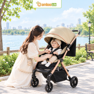 Ba mẹ nên chỉnh ghế phù hợp và cài dây đai vừa vặn