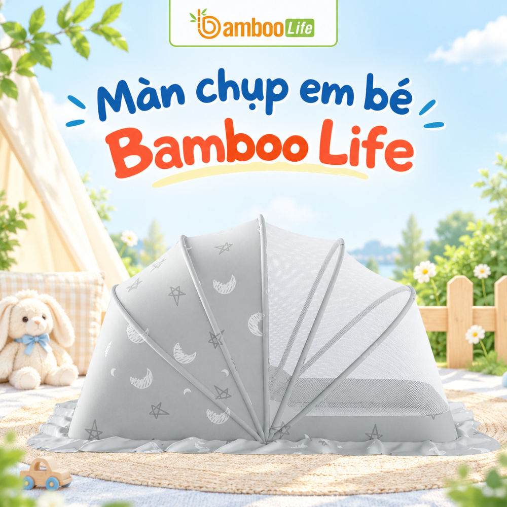Nguồn gốc rõ ràng giúp ba mẹ an tâm khi mua màn chụp cho bé